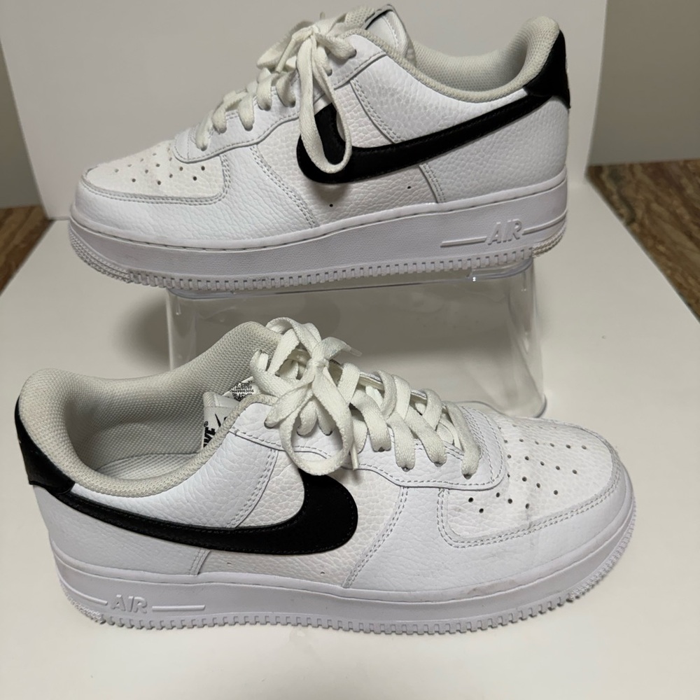 Nike Kids White and Black Air Sneakers